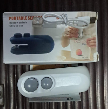 2-in-1 Portable Mini Bag Sealing Machine – USB Rechargeable & Magnetic