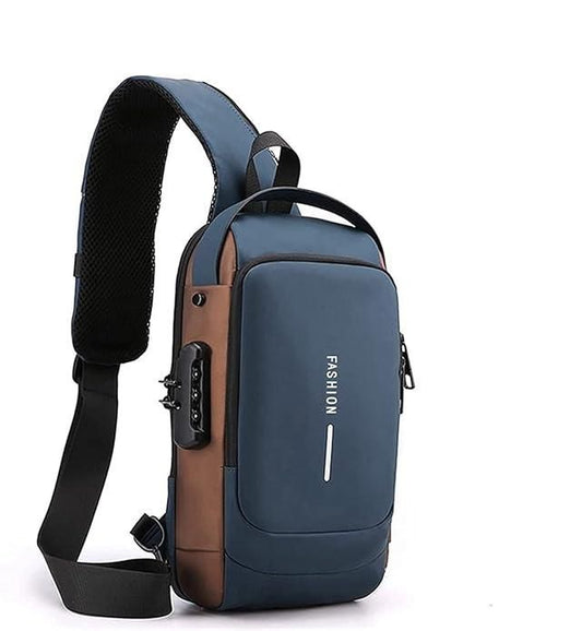 Premium Leather Sling Bag for Men – Compact & Stylish Crossbody Shoulder Bag