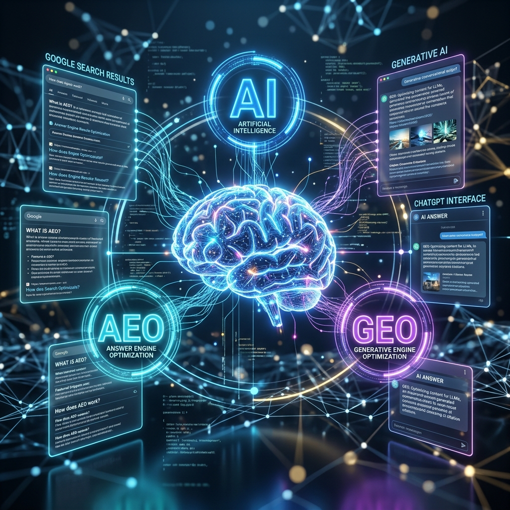AI, AEO, and GEO Driven Optimization
